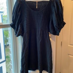 Black cotton dress